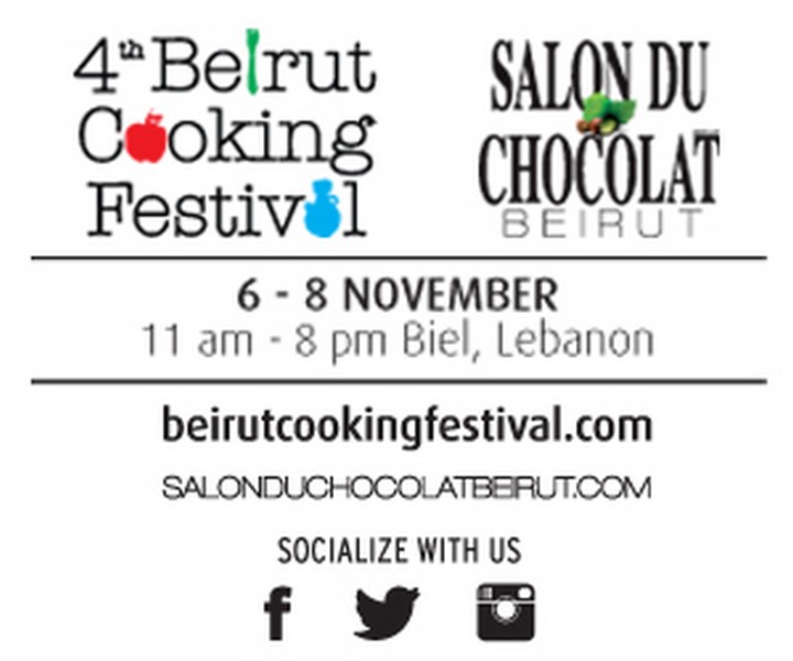 4th Beirut Cooking Festival 6-8 November